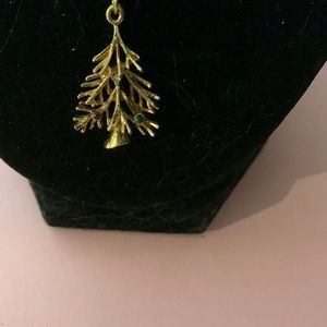 Christmas tree necklace jewelry 17”